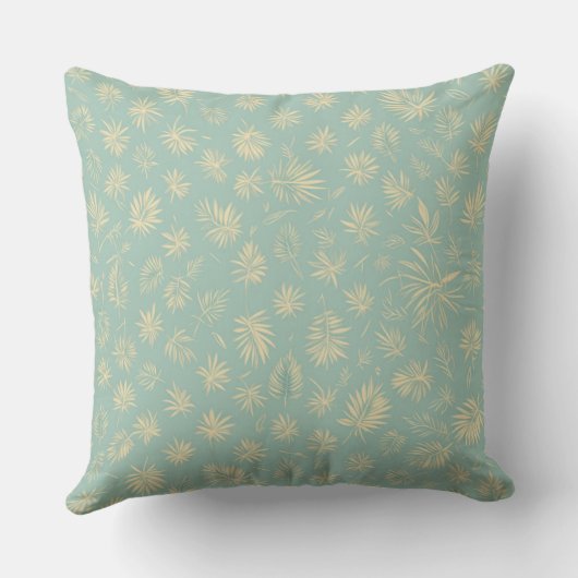 Ocean Bloom - Seabreeze Petals Decorative Throw Pi Kussen (Achterkant)