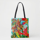 Ocean Blooms Canvas tas (u kunt aanpassen) (Voorkant)