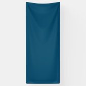 Ocean Blue #00486B, Beetle Green Vinyl Banner (Verticaal)