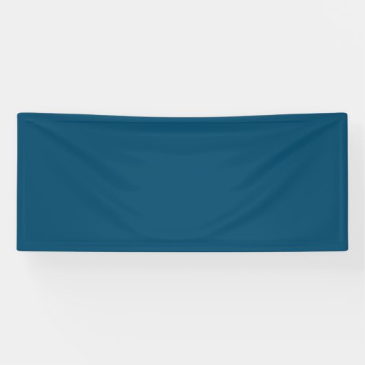 Ocean Blue #00486B, Beetle Green Vinyl Banner (Horizontaal)