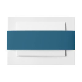 Ocean Blue #00486B mailing accessoires Uitnodigingen Wikkel