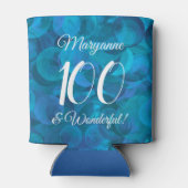 Ocean Blue 100 en Wonderful Birthday Party Blikjeskoeler (Achterkant)