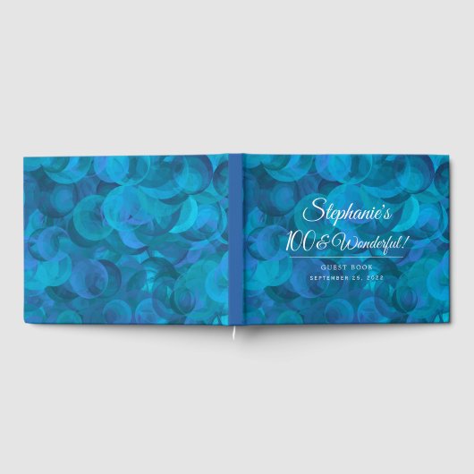 Ocean Blue 100 en Wonderful Birthday Party Gastenboek (Volledig)
