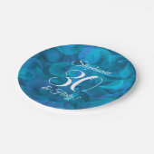 Ocean Blue 30 en Flirty Birthday Party Papieren Bordje (Gekanteld)