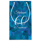 Ocean Blue 60 en Sensational Birthday Party Klein Cadeauzakje (Achterkant)