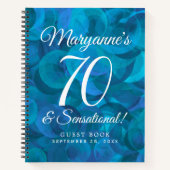 Ocean Blue 70 en Sensational Birthday Party Notitieboek (Voorkant)