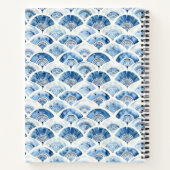 Ocean Blue aangepaste naam Passen getrouwd Favorie Notitieboek (Achterkant)