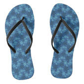 Ocean Blue Adult, Slim Strap Teenslippers (Voetbed)