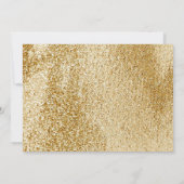 Ocean Blue and Gold Agate Rehearsal Dinner Kaart (Achterkant)