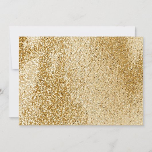 Ocean Blue and Gold Agate Rehearsal Dinner Kaart (Achterkant)