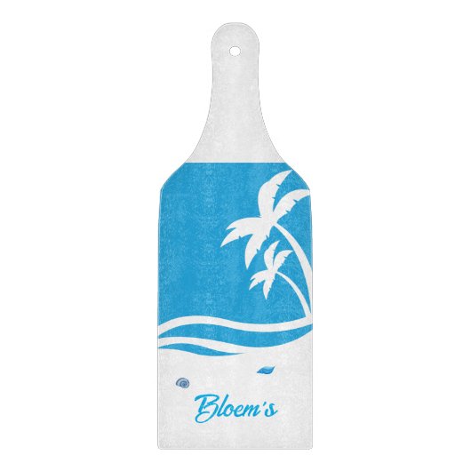 Ocean Blue Beach kan het snijvlak al dan niet aanp Snijplank (Voorkant)