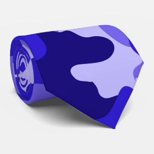 Ocean Blue Camo Stropdas