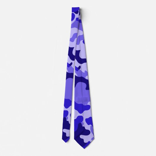 Ocean Blue Camo Stropdas (Achterkant)