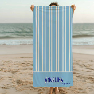 Ocean Blue City Chic Bachelorette Strandlaken