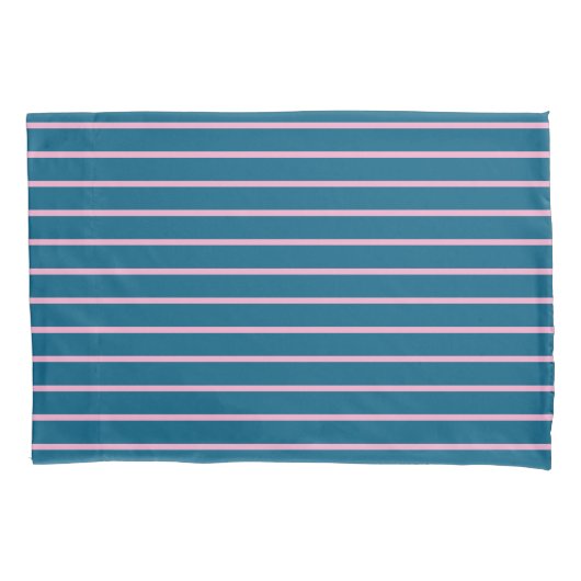 Ocean Blue Color Minimalist Modern Plain Kussensloop (Voorkant)