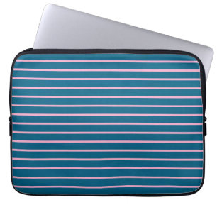 Ocean Blue Color Minimalist Modern Plain Laptop Sleeve