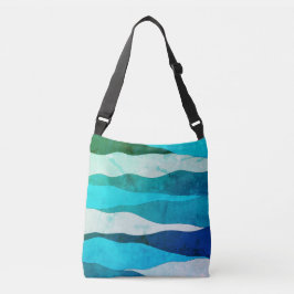 Ocean Blue Crossbody Bag Crossbody Tas