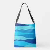 Ocean Blue Crossbody Bag Crossbody Tas (Achterkant)