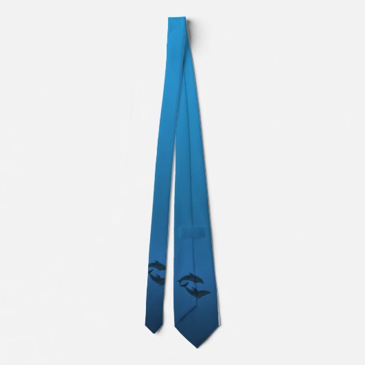 Ocean Blue Dolphins Stropdas (Achterkant)
