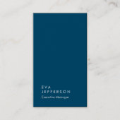 Ocean blue elegant, uniek modern visitekaartje (Voorkant)