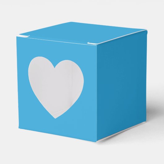 Ocean Blue Favor Box Bedankdoosjes (Voorkant Zijde)