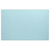 Ocean Blue Geometric Deco Cube Pattern Stof (Yard (91,4 cm))