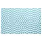Ocean Blue Geometric Deco Cube Pattern Stof (Fat Quarter)