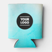 Ocean Blue Gepersonaliseerd Logo Blikjeskoeler (Voorkant)