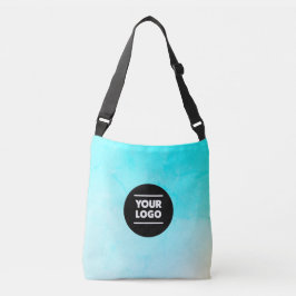Ocean Blue Gepersonaliseerd Logo Crossbody Tas