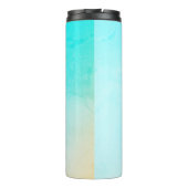 Ocean Blue Gepersonaliseerd Logo Thermosbeker (Achterkant)