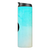 Ocean Blue Gepersonaliseerd Logo Thermosbeker (Geroteerd rechts)