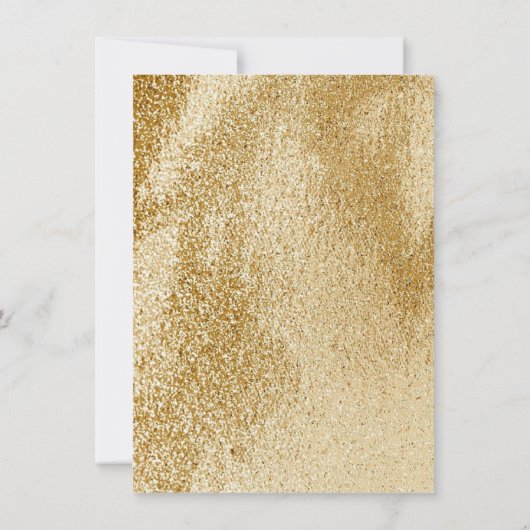 Ocean Blue Gold Agate Bachelorette Party nodigt Kaart (Achterkant)