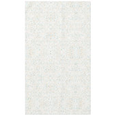 Ocean Blue Gold Sand Stippen Tafelkleed (Voorkant)