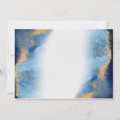 Ocean Blue Golden, jij wordt mijn bruidsmeisje Kaart (Achterkant)