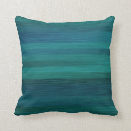 Ocean Blue Green Blauwgroen Modern Decorative Pill Kussen
