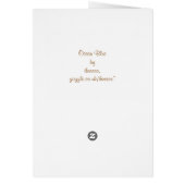 OCEAN BLUE Greetings card (Achterkant)