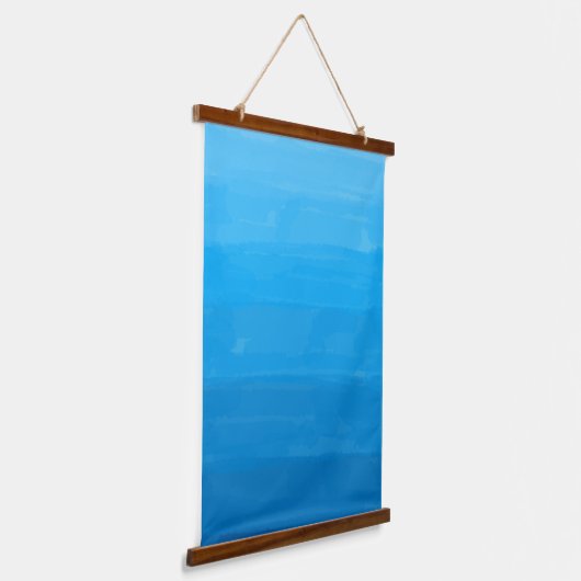 Ocean Blue Hangend Wandkleed (Gebogen)