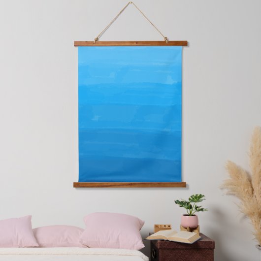 Ocean Blue Hangend Wandkleed (Slaapkamer)