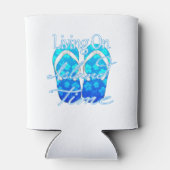 Ocean Blue Island Time Blikjeskoeler (Achterkant)