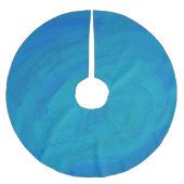 Ocean Blue Kerstboom Rok (Voorkant)