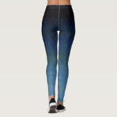 Ocean Blue Leggings Canvas Blue Legging Pants (Achterkant)