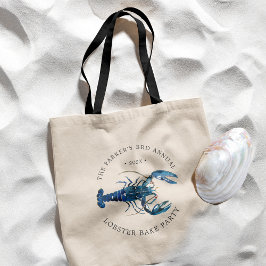 Ocean Blue Lobster Bake/Boil Tote Bag