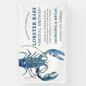 Ocean Blue Lobster Bake Party Spandoek (Verticaal)