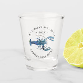 Ocean Blue Lobster Bake Shot Glas