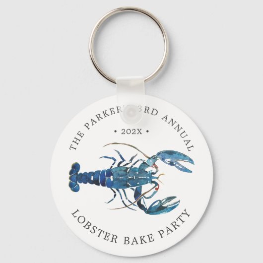 Ocean Blue Lobster Bake Sleutelhanger (Voorkant)