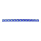 Ocean Blue Marine Animals Dolphins Marlins Satijnen Lint (Voorkant)