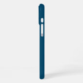 Ocean Blue Minimalist Professional Modern iPhone Hoesje (Linkerkant)