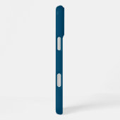 Ocean Blue Minimalist Professional Modern iPhone Hoesje (Rechterkant)