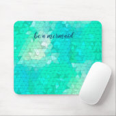 Ocean Blue Mosiac Pattern is een Mermaid Gel Mouse Muismat (Met muis)