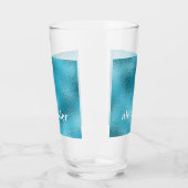 Ocean Blue-naam Glas (Links)